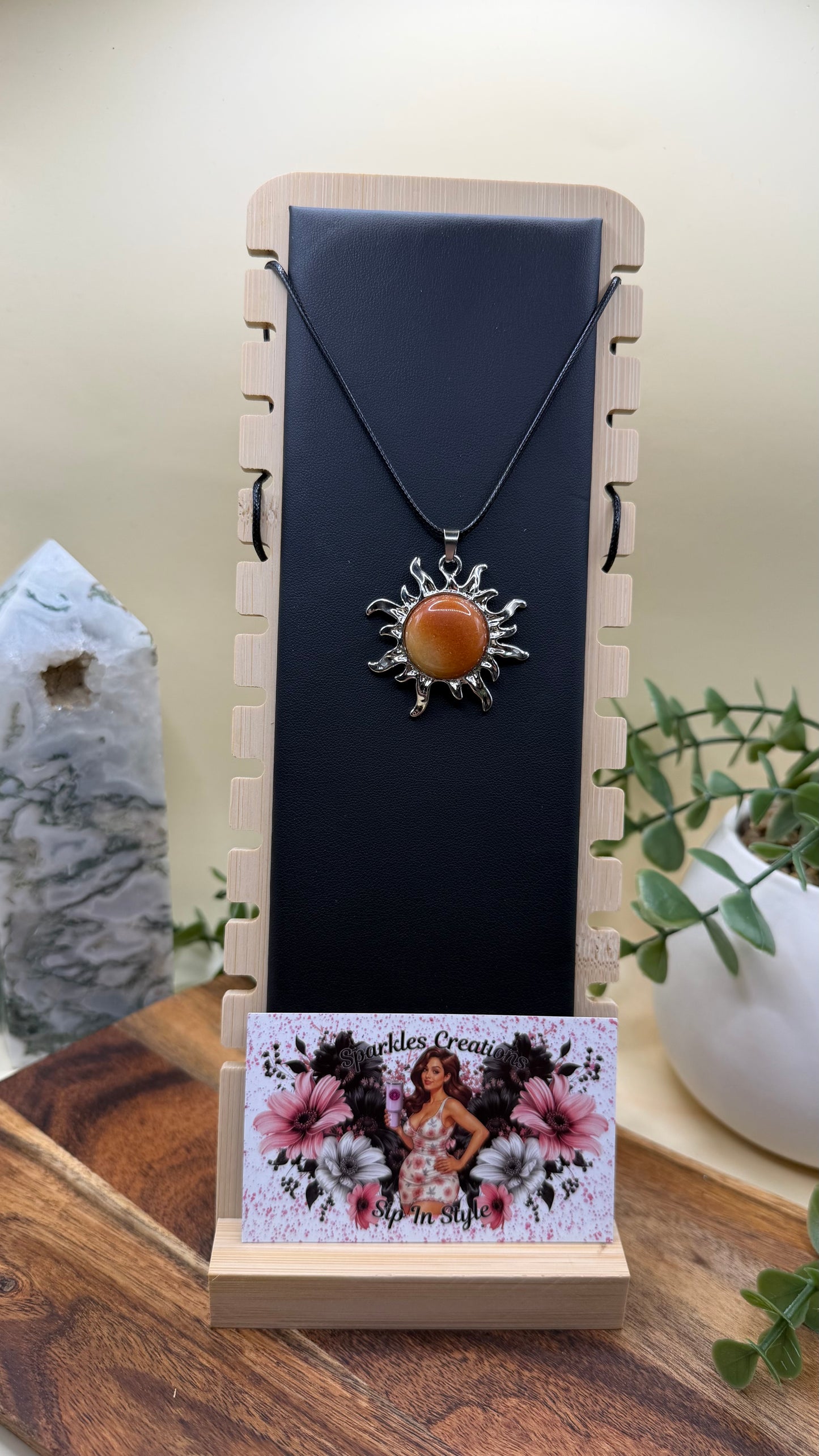 Sunstone pendant