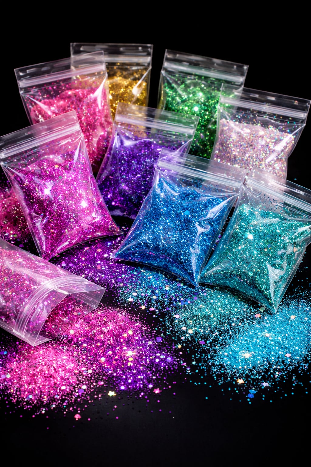 Glitter and Wrap packs.
