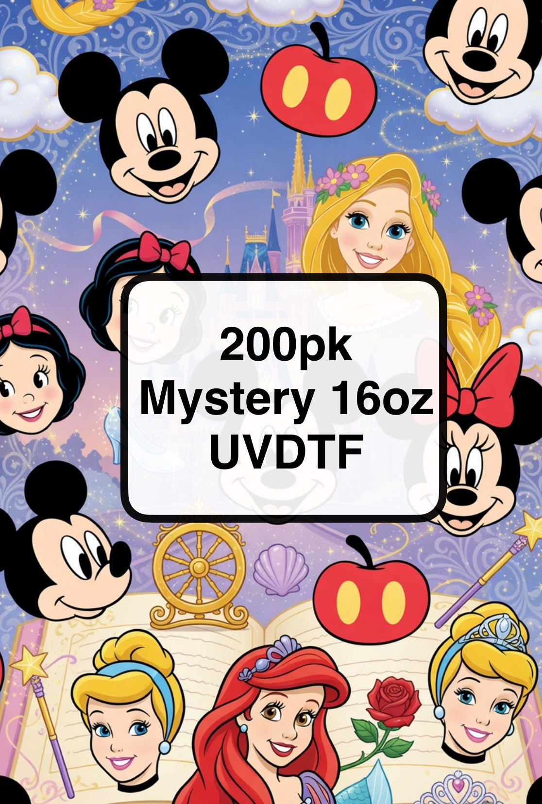 200pc mystery pack! 16oz UVDTF