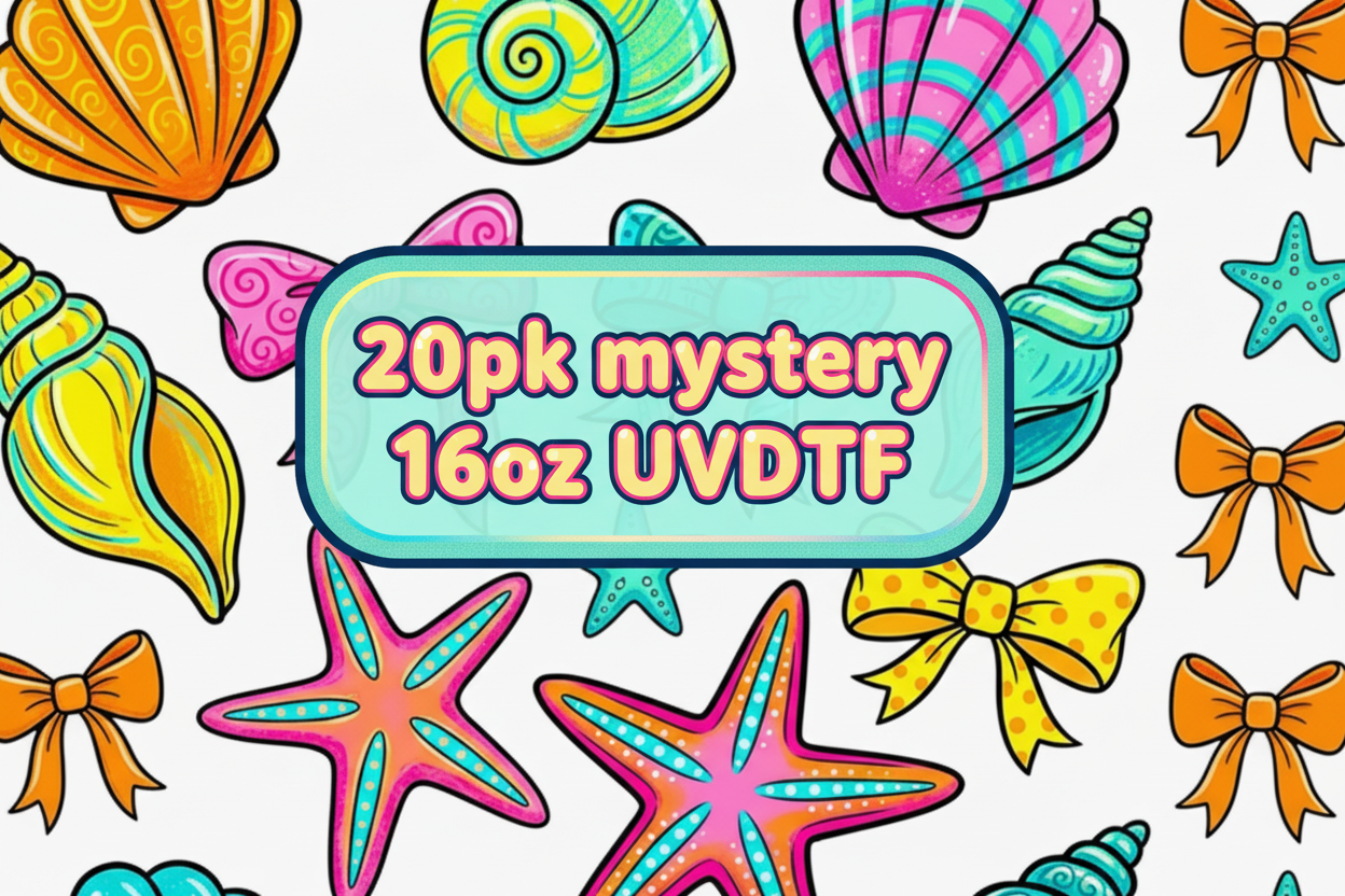 20pc mystery bundle 16oz UVDTF