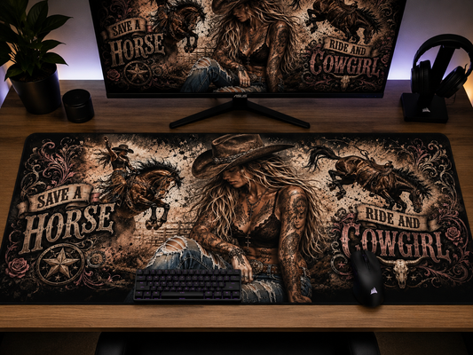 Country girl desk mat