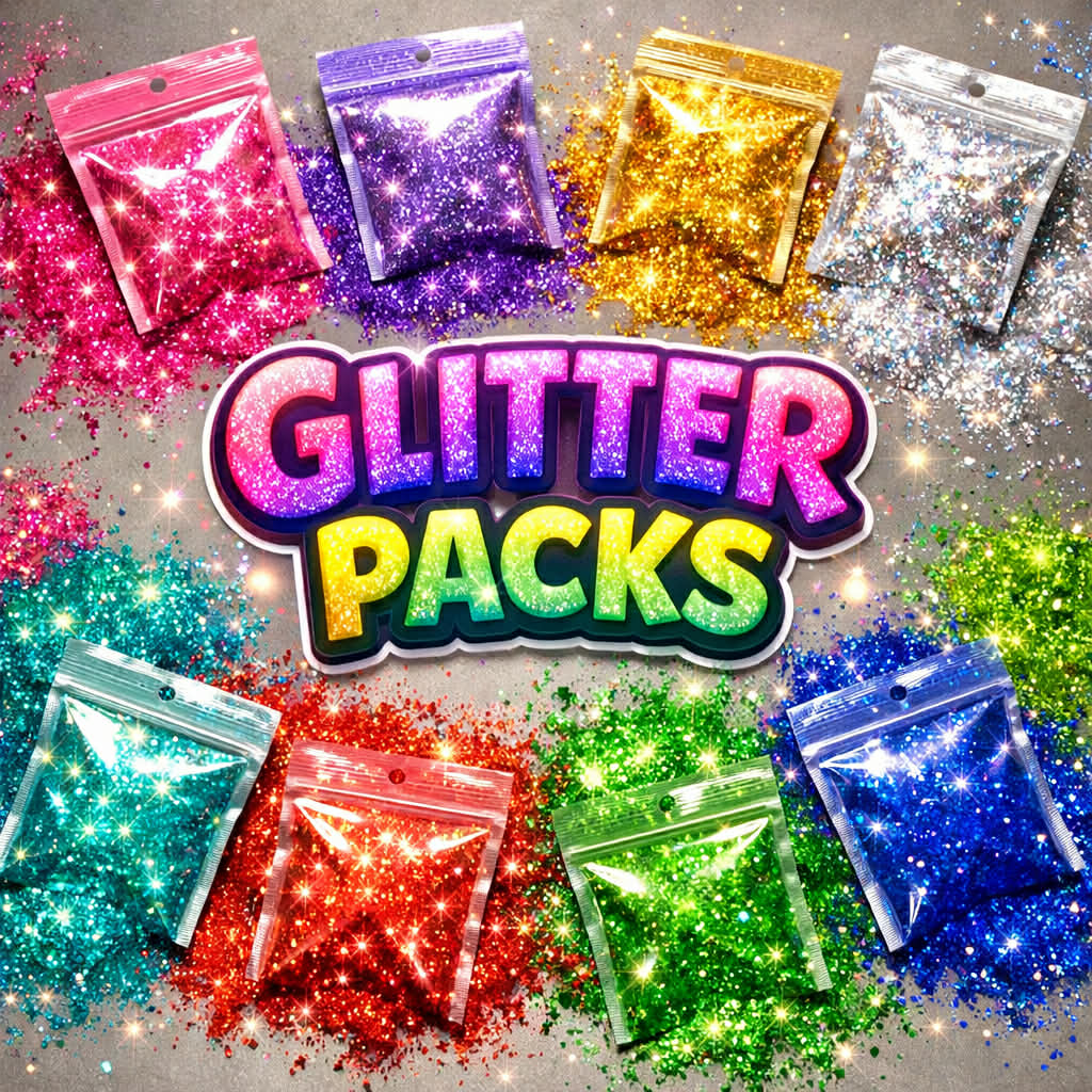 Glitter and Wrap packs.