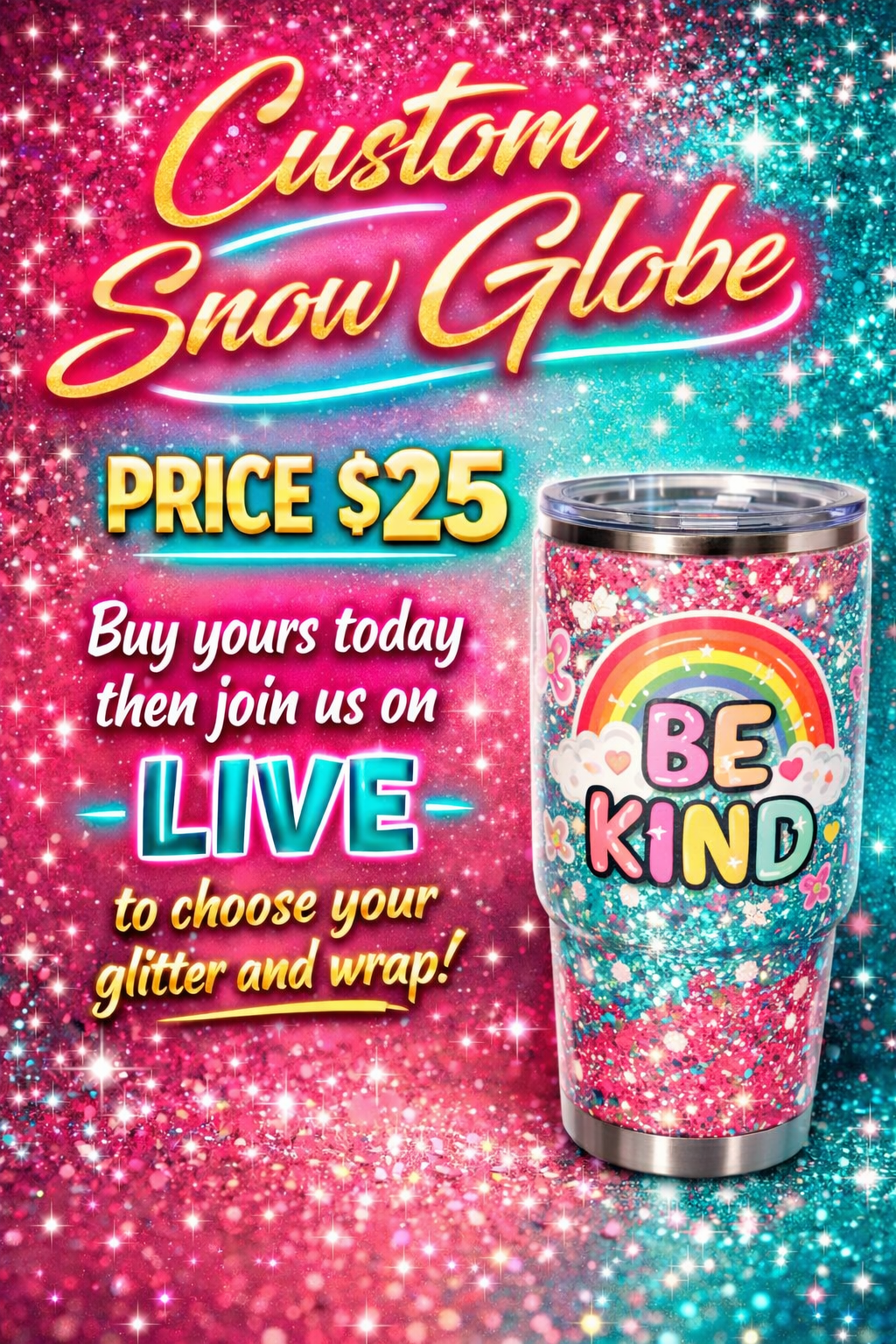 16oz SNOW GLOBE