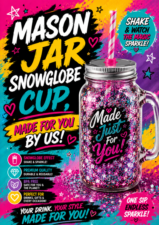 Mason Jar Snow-globe