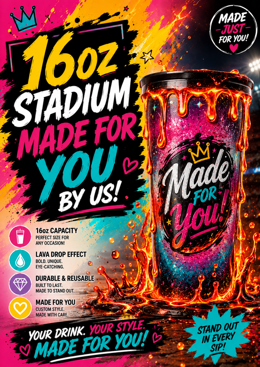 16oz stadium cup!
